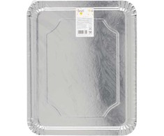 Padėklas 643379, 38 cm x 2 cm, 31 cm, 2 vnt., Sidabro