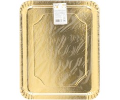 Padėklas 643380, 38 cm x 2 cm, 31 cm, 2 vnt., Auksinis
