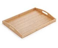 Padėklas Domoletti, 43,7 cm x 5 cm, 29,5 cm, rudas