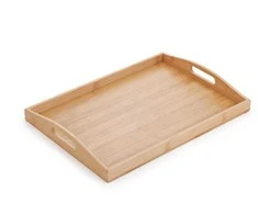 Padėklas Domoletti, 43,7 cm x 5 cm, 29,5 cm, rudas