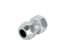 Perėjimas TDM Brass 110GALV, 1/2 colio - vidinis sriegis / 10 mm - suveržiamas