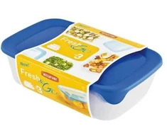 Dėžutė maistui Curver Fresh&amp;Go 182598, 0.5 - 2 l, 3 vnt.