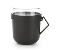 Maisto laikymo puodelis, sriubos puodelis ir pietų dėžutė Brabantia Make &amp; Take, 0.6 l