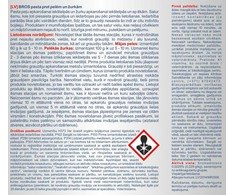 Nuodai žiurkėms ir pelėms Bros 150g pasta
