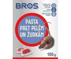 Nuodai žiurkėms ir pelėms Bros 150g pasta