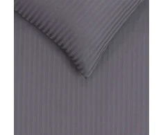 Patalynės komplektas Gultas veļas komplekts Domoletti Striped Pilkas, pelēka krās., 200 x 220 cm