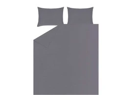 Patalynės komplektas Gultas veļas komplekts Domoletti Striped Pilkas, pelēka krās., 200 x 220 cm