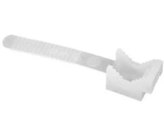 Pawbol Kabelio laikikliai su dirželiu UP22 1 - 22 mm, 25 vnt. balti