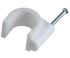 Pawbol Kabelių laikiklis 7mm 25 vnt. Baltas