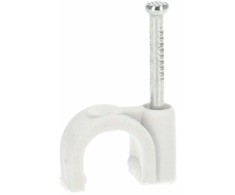 Pawbol Kabelio spaustukas 8 mm, 25 vnt., baltas