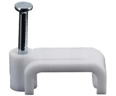 Pawbol Kabelių laikiklis SC-2x1L 25 vnt. Baltas