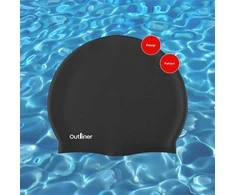 SWIMMING CAP Juodas OUTLINER FSSWM-005