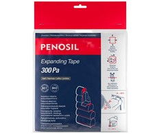 Besiplečianti juosta "PENOSIL Expanding Tape 300Pa", 5,6m/rul, juoda
