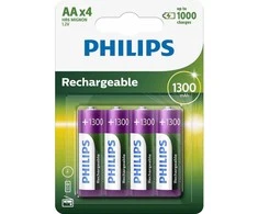 Philips Įkraunama baterija AA 4 vnt.