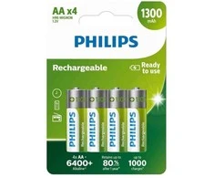 Philips Įkraunama baterija AA 4 vnt.