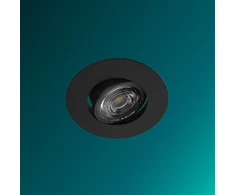 Philips Iebūvējamais gaismeklis Cilantro LED 5W 4K 550lmD9 Dim juodas