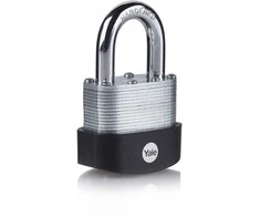 Yale Y125B/60/133/1 Vorhängeschloss 60 mm Sidabrinė Juodas Schlüsselschloss