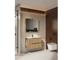 Masterjero Vento CAB MIRROR DECO 60 HAMILTON OAK LIGHT
