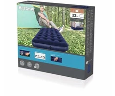 Pripučiamas čiužinys Bestway Airbed 67001, mėlynos spalvos, 188 cm x 99 cm x 22 cm