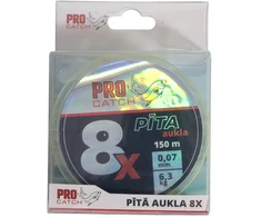 Pintas valas Pro Catch X8 0.07mm 150m geltonas