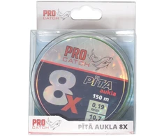 Meškeriojimo vala Pro Catch X8 0.19mm 150m Žalia