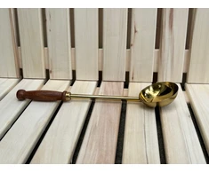 Pirts Lv Nerūdijančio plieno samtis pirčiai 42cm aukso sp.