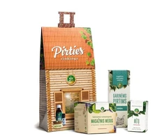Pirts līdzekļu komplekts Mėta, 380 ml, 3 gab.