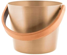 Saunos kibiras Rento champagne, aliuminis, 5 l, 23 x 23 cm, šampano sp.