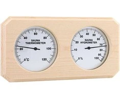 Sauna THERMOMETER WITH HYGROMETER