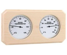 Sauna THERMOMETER WITH HYGROMETER