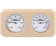 Sauna THERMOMETER WITH HYGROMETER