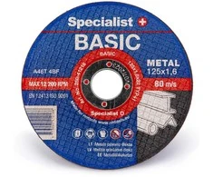 Specialist+ Met.pj. diskas BASIC125x1,6x22 mm