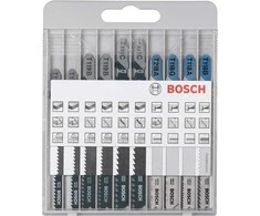 Pjūklo ašmenų rinkinys Bosch 2607010630, 0,1 cm, 10 vnt.