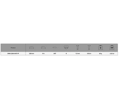 Bahco Karbidinė TCT tiesinio pjūklo geležtė 228mm*1,32mm 8TPI metalui 1vnt