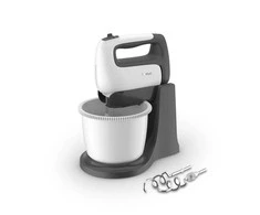 Plakiklis Mikseris ar bļodu Tefal Prep'Mix+ HT464138, balta krās./pelēka krās.
