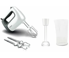 Plakiklis Mikseris Tefal Prep'Mix+ HT461138, balta krās./melna krās.