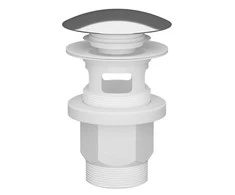 Plastbrno Nutekėjimo sifonas praustuvei 1 1/4" Klik-klak chromuotas
