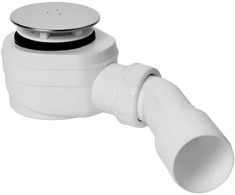 Plastbrno Sifonas dušo EWNN542 Inox Žemas 40/50mm