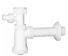 Plastbrno Praustuvo sifonas EM15340 1 1/4x40mm su perpildymo jungtimi