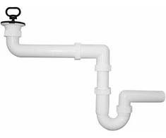 Plastbrno Sifonas U-formos 1 1/4x40mm Kompaktiškas