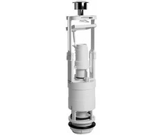 Plastbrno WC nuleidimo mechanizmas OVDC001 Dvigubas mygtukas, chromuotas