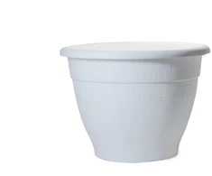 Plasticotto Plastikinis vazonas Compana baltas