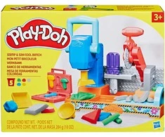 Modelinas Hasbro Play-Doh Dirbtuvės, įvairių spalvų, 415 g