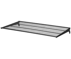 Lentyna su laikikliais Dolle, 800 mm x 406 mm, juoda