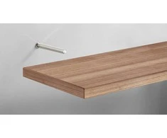 Plauktu turētājs Dolle StrongFix, 17.2x1.2 cm, pelēka krās., 2 gab.