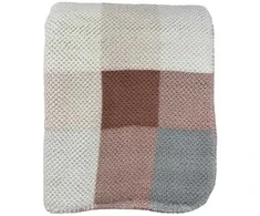 Domoletti PLAID BLANKET CLOUDY 150X200CM Pilkas/Rožinis