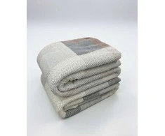 Domoletti PLAID BLANKET CLOUDY 150X200CM Pilkas/Rožinis