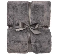 Domoletti FUR BLANKET 150X200 300/180 GSM D. Pilkas
