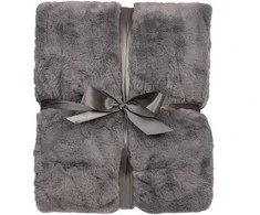 Domoletti FUR BLANKET 150X200 300/180 GSM D. Pilkas