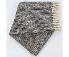 Pledi Domoletti TH220316, balta krās./melna krās., 125 cm x 150 cm